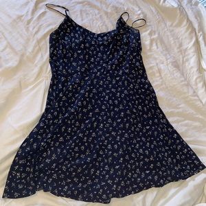blue floral dress xxl
